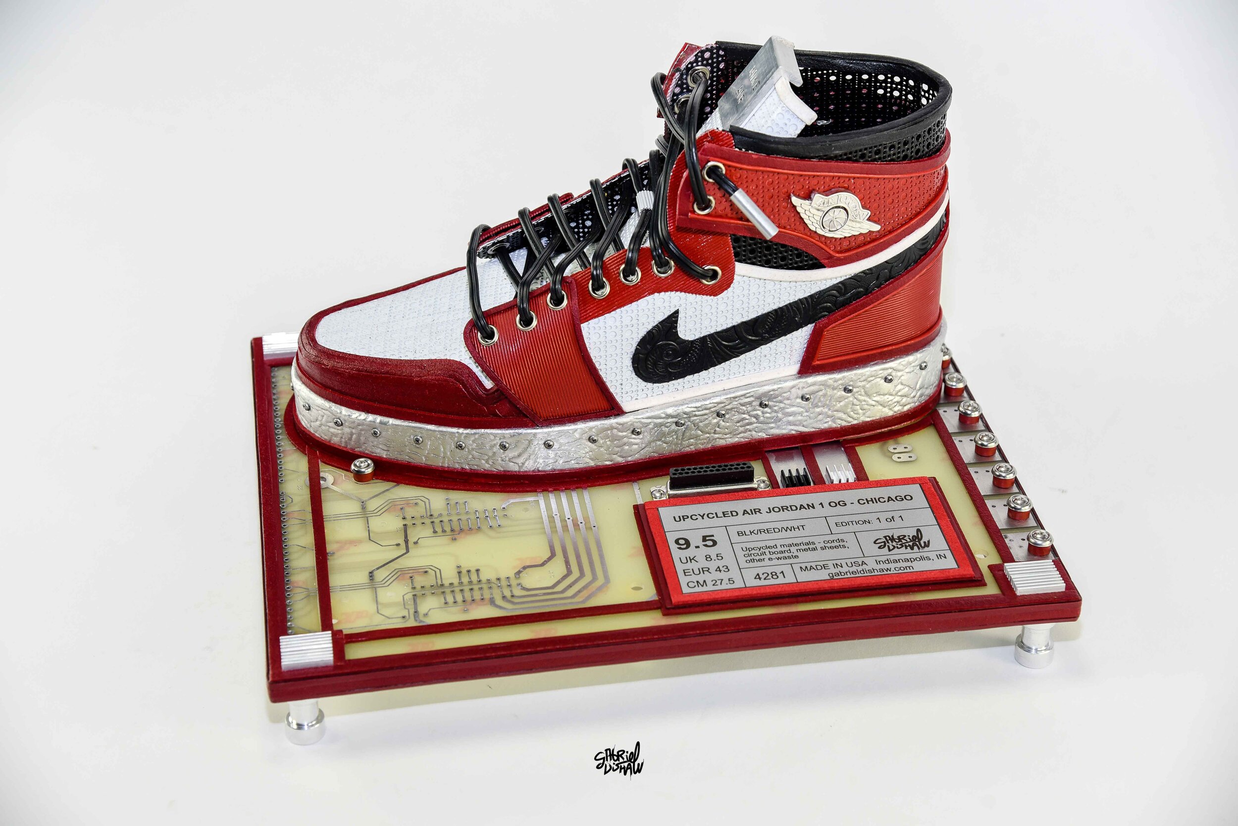 Upcycled Air Jordan 1 — Gabriel Dishaw Upcycled Air Jordan 1 — Gabriel Dishaw